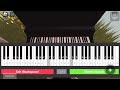 Kiss The Rain piano roblox
