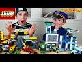 Costume Pretend Play Cops & Robbers | Lego City Police Chase! | JackJackPlays