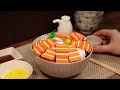 Huge Lego Salmon fish Cutting / Mukbang  /  Stop Motion Cooking ＆ ASMR