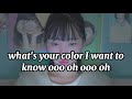 color's lyric video