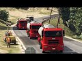 Irani Fighter Jets, Drone, Helicopter Attack on Israeli Army Weapons Convoy in Jerusalem - GTA 5
