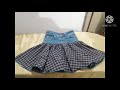 How To Make Old Jeans Circle Skirt Within 5 Minute/ Jeans Circular Skirt/DIY Round Skirt/Reuse Jeans