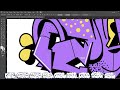 HOW TO DRAW GRAFFITI LETTERS SIMPLE PIECE - OZEEFROZ