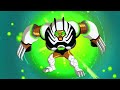 Ben 10 (Reboot) - All Omni-Kix Armored Rath Transformations (1080p60)