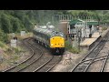 Trains on Drag Moves includes Rail operations 37s Rail Adventure HST GBRF 69 Freightliner 66