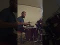 Tuesday night drum practice sesh