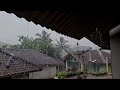 Heavy Rain & Thunderstorms in My Village, Forget About Anxiety Before Sleep - Indorain