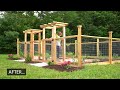 How to Build a Fenced In Garden | Enclosed Garden Build Plans