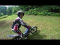 MotoTrials Follow Cam in the Sections! Intermediate and Champ Lines at a Local WOTA Event