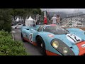 Porsche 917 driving on the roads of the French Riviera
