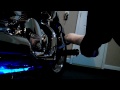 Motorcycle rear brake adjustment.MP4