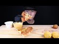 ENG SUB) ASMR CHEESY PIZZA & CHEESE BALLS EATING SOUNDS MUKBANG 치즈 피자 치즈볼먹방ASMR MUKBANG