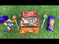 Satisfying video Asmr Lollipops candy and chocolate Gummy candy Cutting video