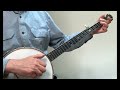 Undone in Sorrow -- clawhammer banjo with tablature