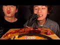 ASMR STEAKS & STRETCHY CHEESE with SUB URBAN MUKBANG (FILET MIGNON & TOMAHAWK STEAK)