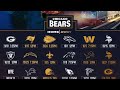 Chicago Bears 2023 schedule mix