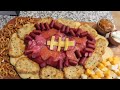 Super Bowl Charcuterie Board || Wood Serving || How To || Super Bowl 2024