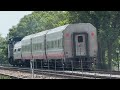 Amtrak Dash 8 518 Leads 26 Minute Delayed Amtrak Illinois Zephyr #380 At LaGrange Road On 7/22/24