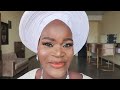 BOMB 😳🔥 NIGERIAN GRANDMA BRIDAL MAKEUP & GELE TRANSFORMATION💄MAKEUP TUTORIAL 🔥✂️💉