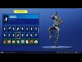 Fortnite Skull Trooper Skin Showcased with 30+ Dances/Emotes