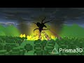 wither storm destruction test | prisma 3D animation