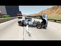 High Speed Traffic Car Crashes #193 - BeamNG Drive | CrashBoomPunk