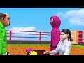 Scary Teacher 3D vs Squid Game Throw Gear Honeycomb Shapes Level Max 5 Times Challenge