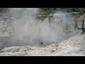 Bubbling sulfuric mud at Hell's Gate in Rotorua, New Zealand
