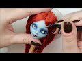 THE NIGHTMARE BEFORE CHRISTMAS | Making SALLY DOLL | Monster High Doll Repaint by Poppen Atelier