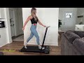 AKLUER 2 IN 1 Foldable Treadmill for Home Review - This is a great walking pad.