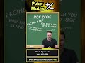 HOW To CALCULATE POT ODDS #shorts