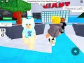 Playing roblox!