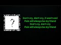 XXXTENTACION ft. Travis Barker - Pain = BESTFRIEND (Lyrics)