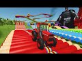 KING OF TRACTORS! HARVEST POTATO with MINI and BIG MASSEY FERGUSON TRACTORS AND MACK TRUCK! FS22