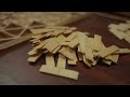 The process of Kumiko, an Amazing technique of assembling pieces of wood without using nails!