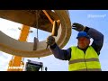 Installation The Largest Pipes. Modern Technology & Machinery In Pipeline Construction