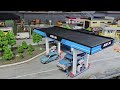 New petrol station ZAPRAKA on the model with a cash register and a car wash. About cars
