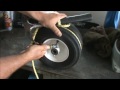 How to fix a flat wheelbarrow tire