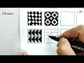 300 zentangle patterns with names ✺ 300 doodle patterns ✺ 300 mandala patterns