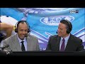 Steph Curry surprises his dad on Hornets LIVE set