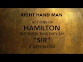 hamilton but every time they say sir it gets faster (act 1)