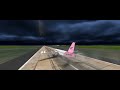 Pouso RFS - Aviation X Airlines chegando em Córdoba com leve turbulência na curta final