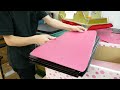Amazing school backpack factory for elementary school students in Japan! That production process!
