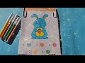 Coloring a Rabbit. Color by numbers. Coloring pages #rabbit #coloring #kidsvideo