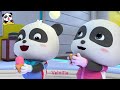 Monstruo Aterrador, ¡Vete! | Mecánico Bebé Panda | Canciones Infantiles | BabyBus en Español