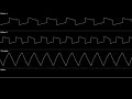 Zelda II: The Adventure of Link (NTSC NES) - Title Screen | Oscilloscope view