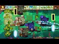 Plants vs Zombies Minigames Zombotany 2 - 1 Threepeater vs Gargantuar Zomboss