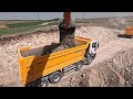 Hitachi Excavator truck Loading