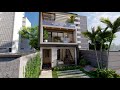 Casa de 5x5 metros con roof garden | Casa 5x5 metros con 3 pisos