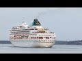 Ship traffic in Cobh Harbour Ireland #cruiseship #containership #cobh #harbour